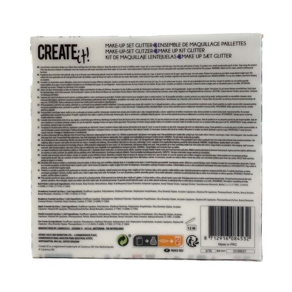 Create It! Mermaid Make-up Set For Kids / Glitter / Halloween - Picture 2 of 3